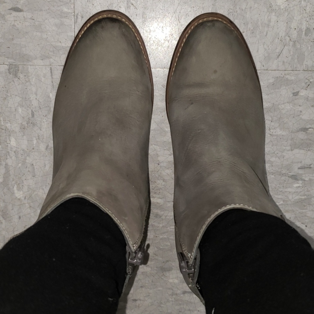 Gray Ankle Boots - image 3